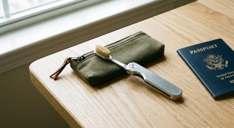 Travel toothbrush: folding, capped and battery models compared